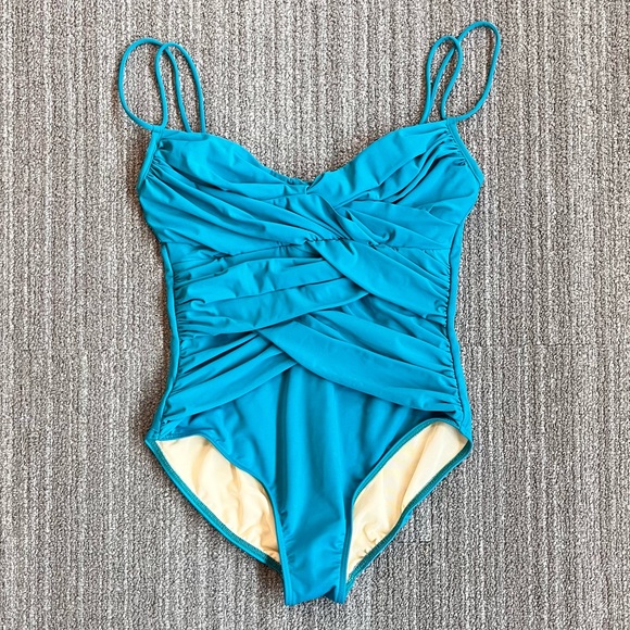 MagicSuit Swimsuit Aqua Turquoise One Piece 14 New - Picture 4 of 8